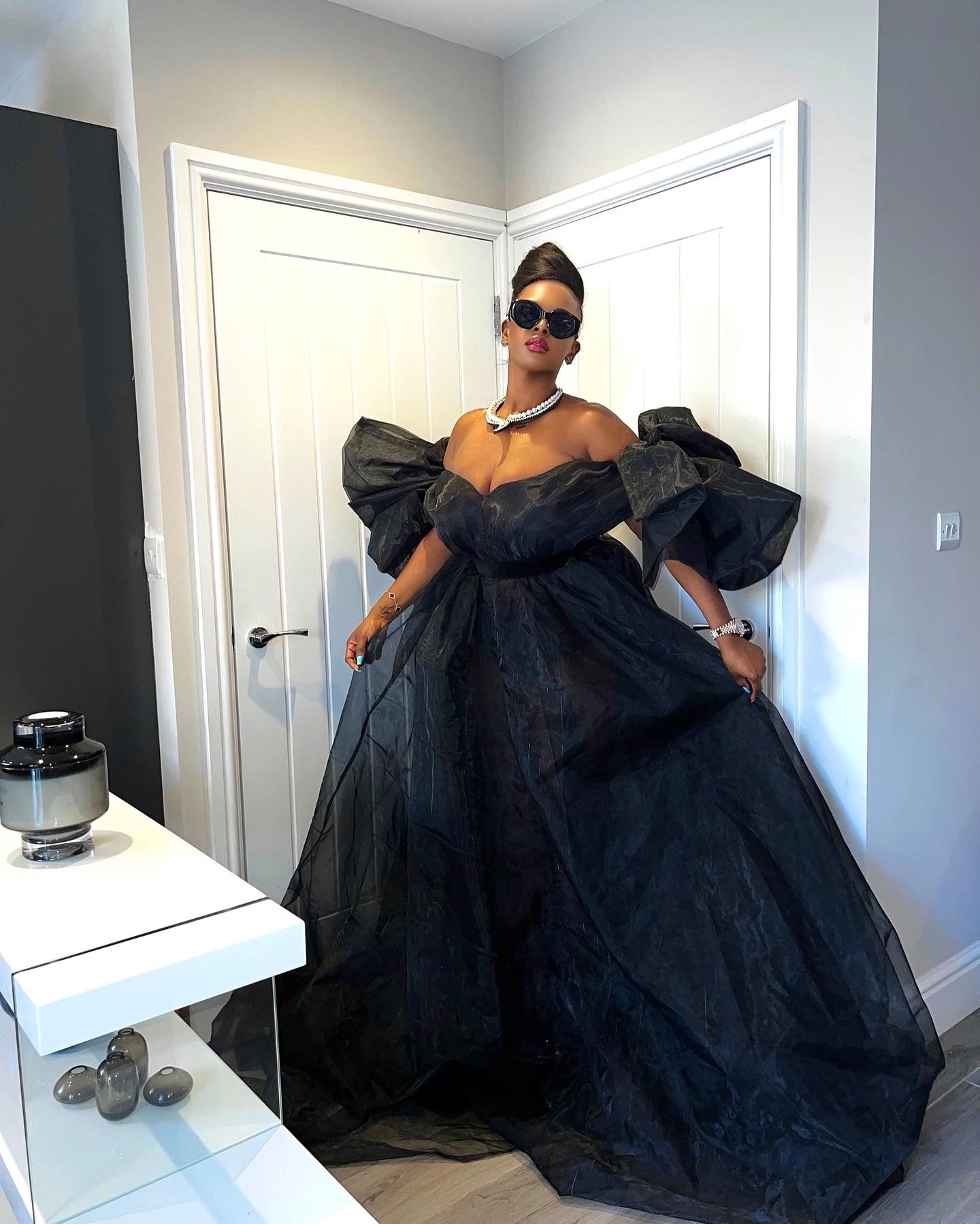 Bow ball dress