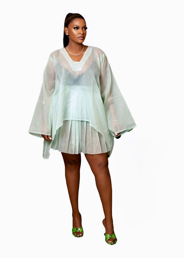 Organza skirt set