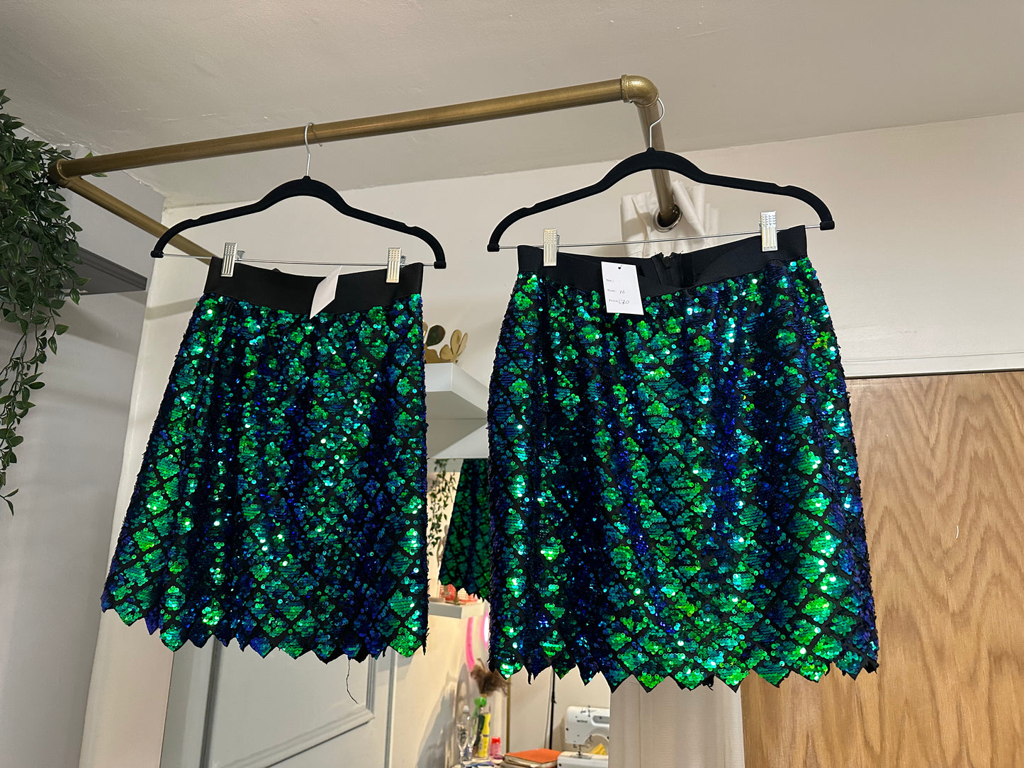 Sequin Mini Skirt